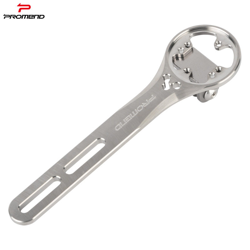 自行车码表支架钛合金轻量CNC公路自行车一体弯把码表架骑行配件