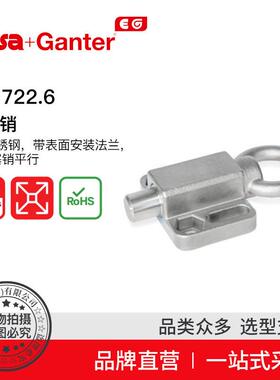 ElesaGanter伊莉莎冈特GN722.6分度销带表面安装法兰