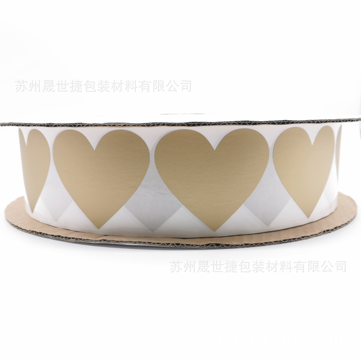 刮刮膜涂层贴纸 刮刮乐魔术贴 划痕标签创意贴纸金色爱心80*70mm