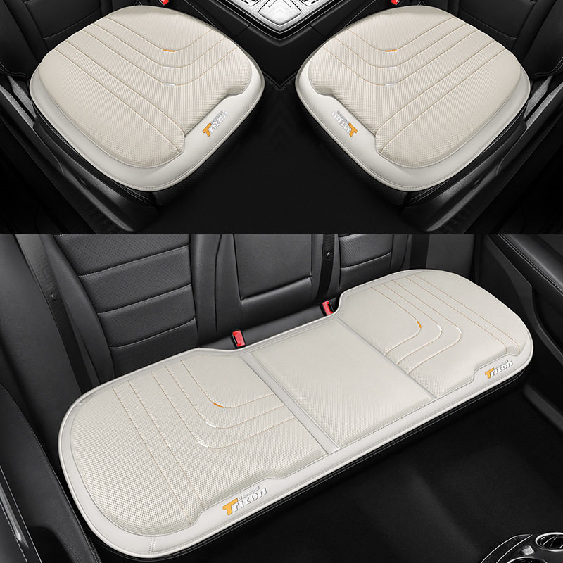 新款蜂窝透气网布3D立体汽车坐垫时尚简约四季通用汽车坐垫蜂窝