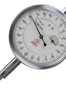 哈量指针百分表0-1mm指针式百分表0.001mm指示表8钻防震