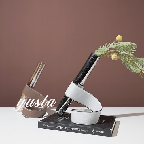 简约现代插干花瓶花器摆件样板间客厅餐厅茶几电视柜玄关软装饰品