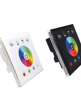 渐变 跳变 频闪 单色多种变化12-24VLED灯带 欧规RGBW全彩控制器