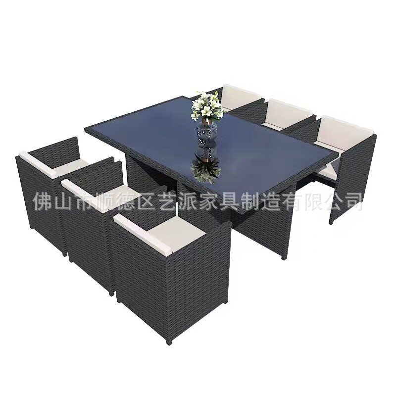 沙发茶桌椅组合庭院花园藤椅露天休闲椅室外别墅户外藤编家桌椅