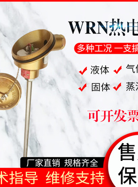现货批发WRN-131装配式热电偶K分度1000度耐高温25mm杆直径电热偶