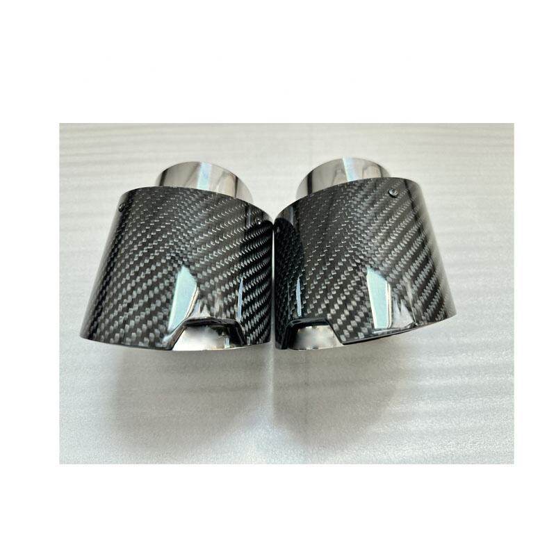 适用于宝马M2F87M3F80M4F82M5F10碳纤维排气管消声器尾喉