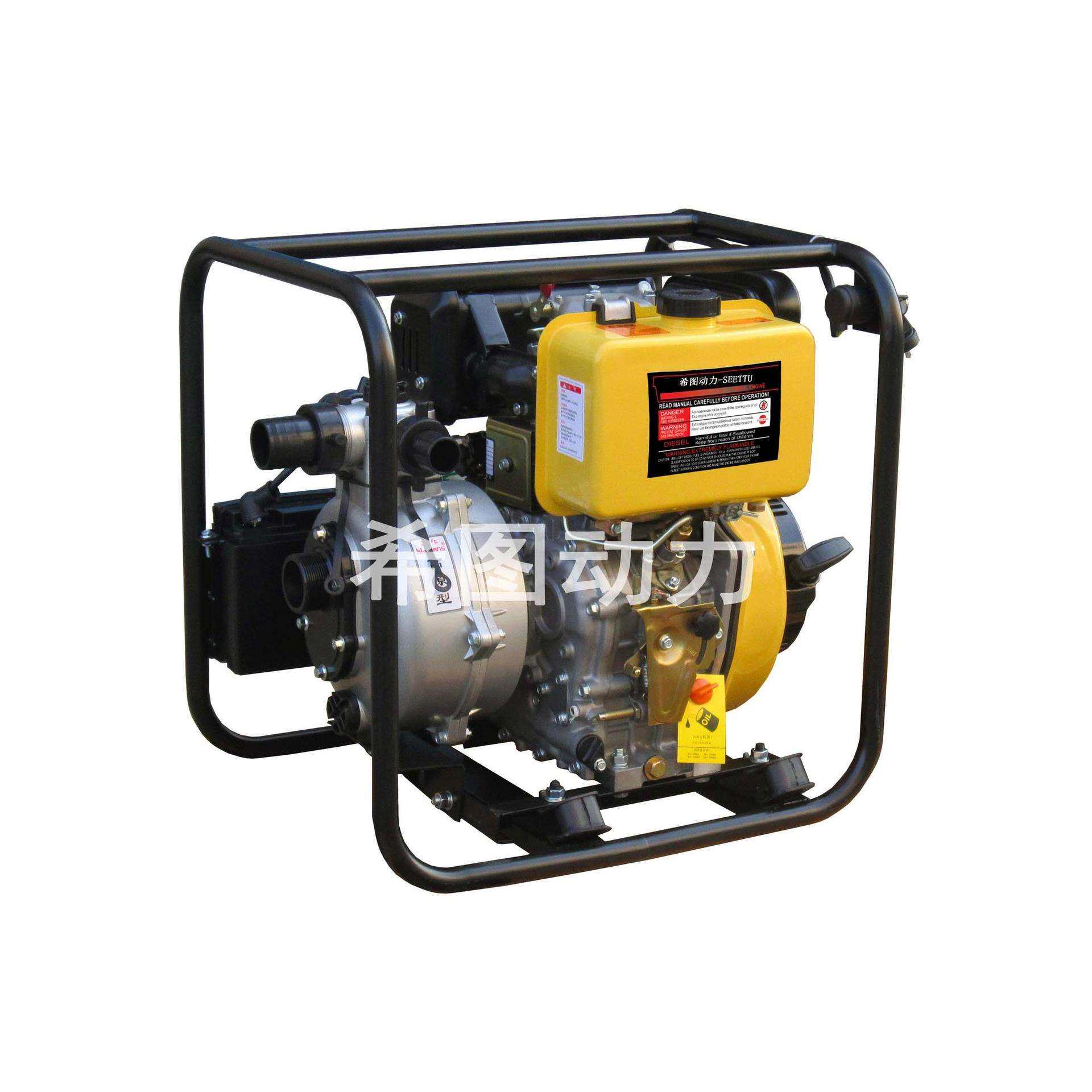 清水抽水机农用柴油水泵抽水机农田灌溉3寸柴油水泵希图动力