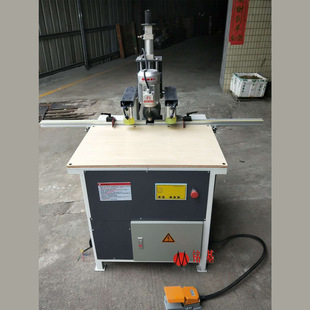 铭基机械供应微电脑板式立卧钻孔机 板面板边三合一钻孔一体机