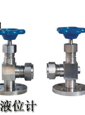 304不锈钢法兰/丝扣液位计 丝扣考克阀门 X29W-19P X49W-16P
