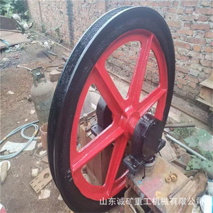 巷道井下起重轮固定天轮 凿井立井铸钢游动天轮 矿用游动天轮