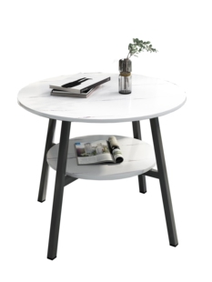 售楼处接待洽谈桌子简约小餐桌收纳商务圆桌谈判桌阳台桌会客桌椅