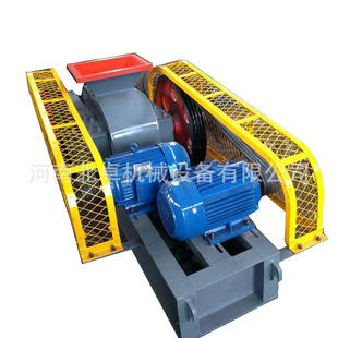 石子对辊破碎机 高耐磨辊皮碎石制砂机 煤矸石双辊式粉碎机 北卓