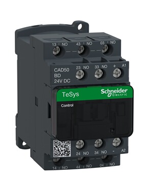 控制继电器 CAD50BDC 控制电压24VDC 5NO触点