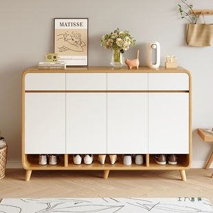 架 楼道外收纳柜鞋 入户鞋 柜家用门口大容量玄关柜一体202新款