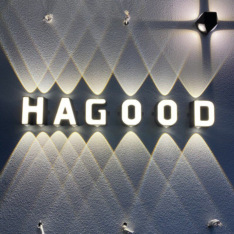 户外防水led字母壁灯26个英文简约现代画廊大门 外墙过道背景灯