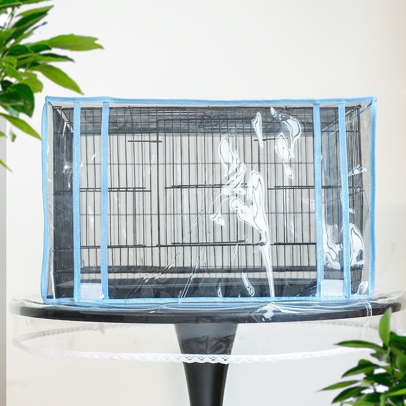 室外防冻防风透明笼衣鸟笼兔笼仓鼠笼通用防尘加厚保暖宠物笼罩