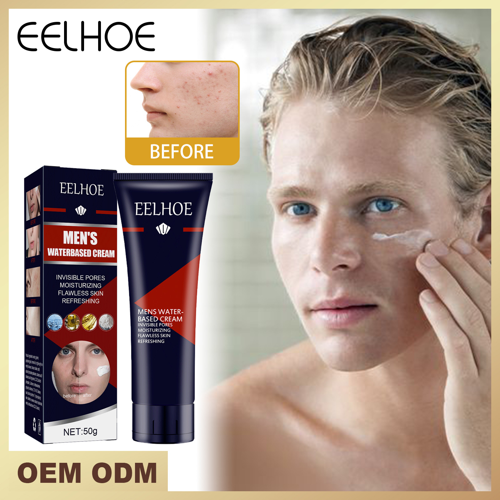 Oil control waterproof concealer acne mark natural nude