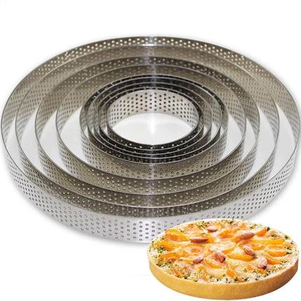 Round Stainless Steel Cake Molds Mousse Cake Tart Circle Mol