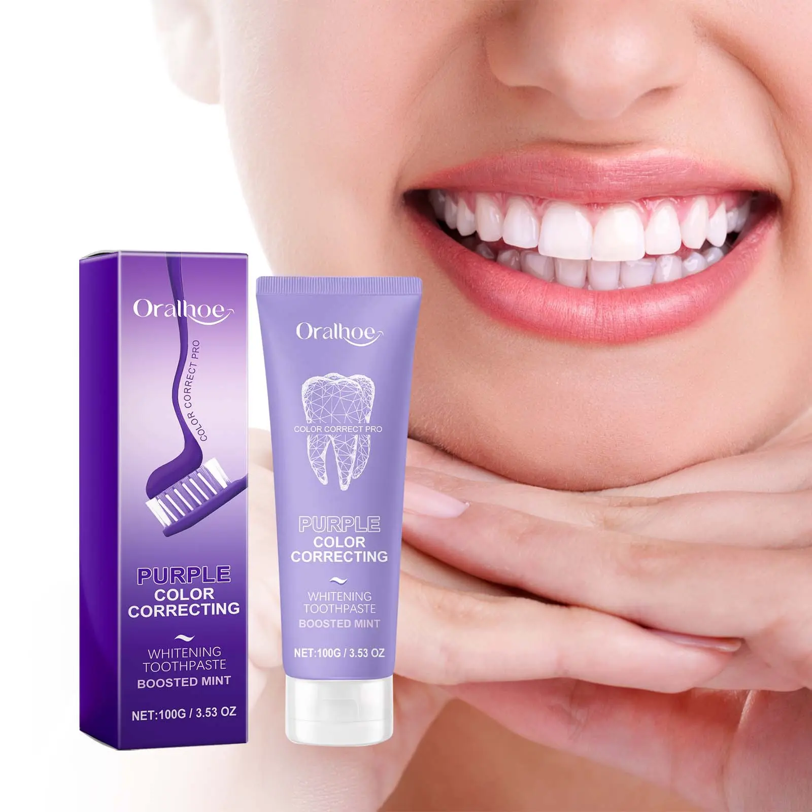 Purple ToothpasteMint Purple ToothpasteClean TeethOral Fresh