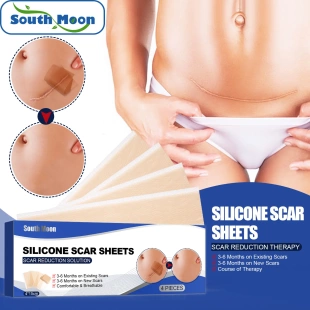 burn silicone Self repair scar patch scars adhesive smooth