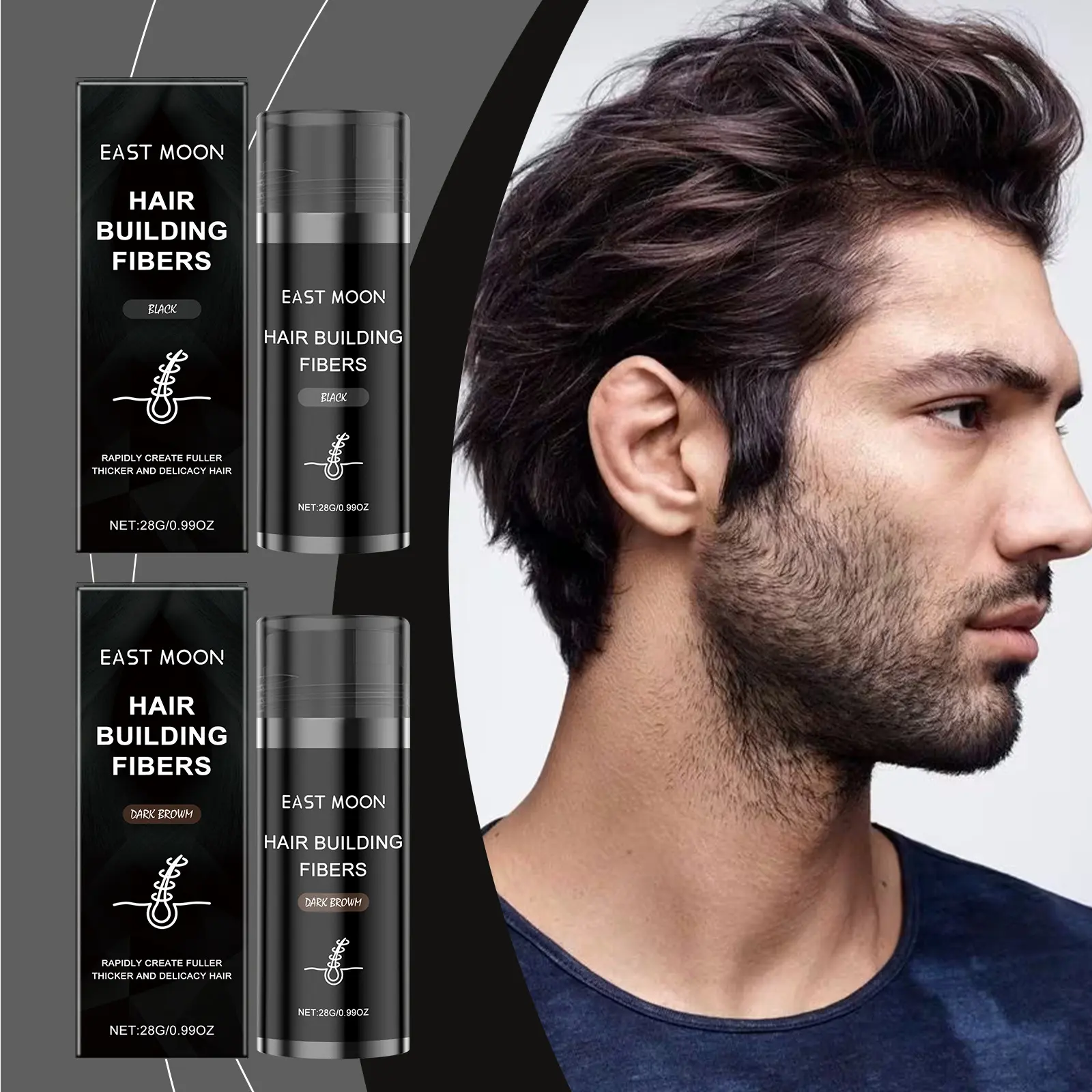 Hair Fibre Powder Shadow Powder Retouching Fill Forehead Hai