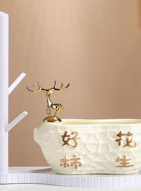 创意入户口鞋柜玄关摆件钥匙收纳家居客厅桌面装饰品乔迁新居礼品