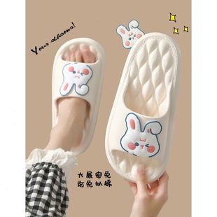 女浴室 防滑款 洗澡软底夏季 可爱夏天拖鞋 踩屎感外穿家居室内凉拖鞋