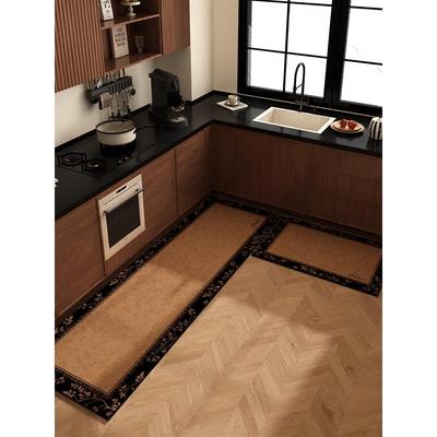 中古地垫厨房免洗字型硅藻泥吸水垫防滑防油可裁剪脚垫免洗地毯