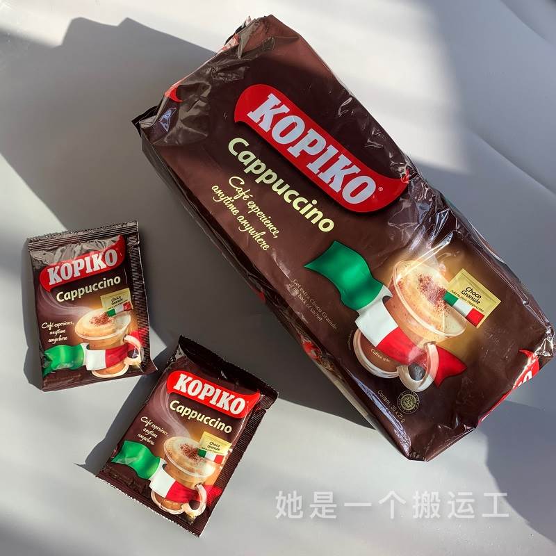 现货进口菲律宾可比克咖啡KOPIKO卡布奇诺cappuccino速溶咖啡25g3
