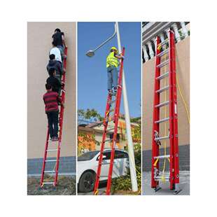 伸缩梯子单梯折叠移动家用升降梯子爬梯工地铝合金梯子工程梯加厚