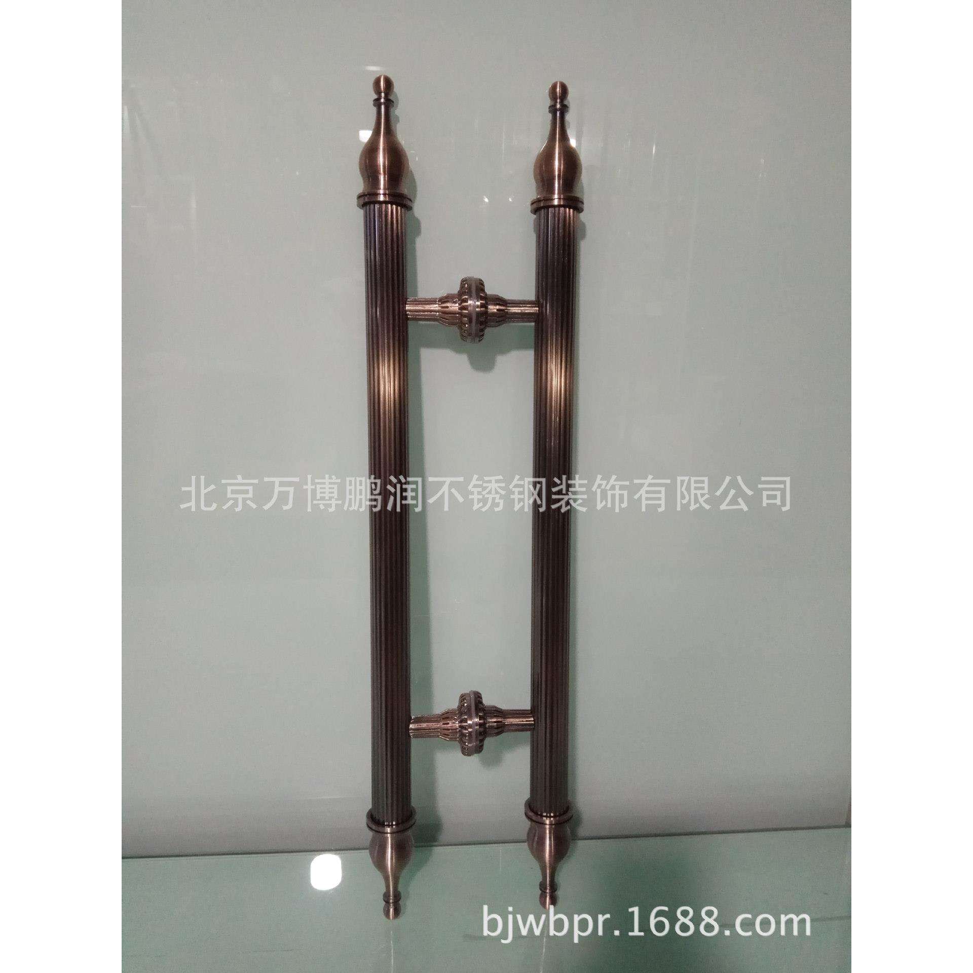 红古铜拉手葫芦头工艺不锈钢玻璃门铜门拉手现货把手抽屉柜门