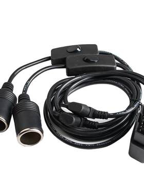 汽车设备OBD取电线点烟器供电线汽车OBD2转点烟器连接线电源线