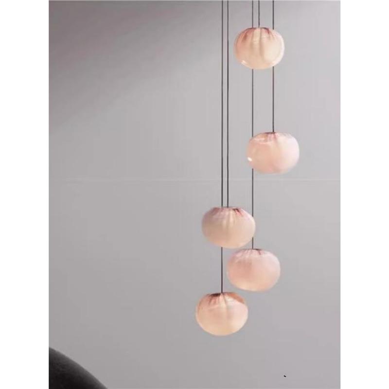 加拿大bocci 84系列手工玻璃设计师款旋转复式楼梯间挑空客厅吊灯