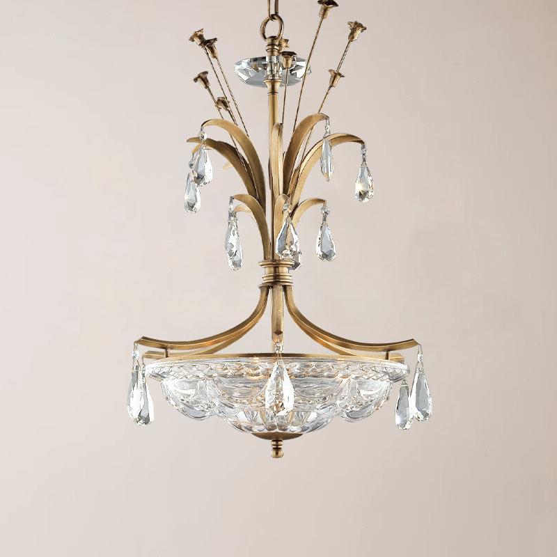 法式轻奢水晶吊灯欧式宫廷别墅玄关入户书房卧室温馨餐厅个性创意