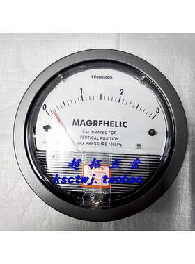 MAGRFHELIC微压差表 差压表 苏州指针圆盘式压差计 高压3KPA