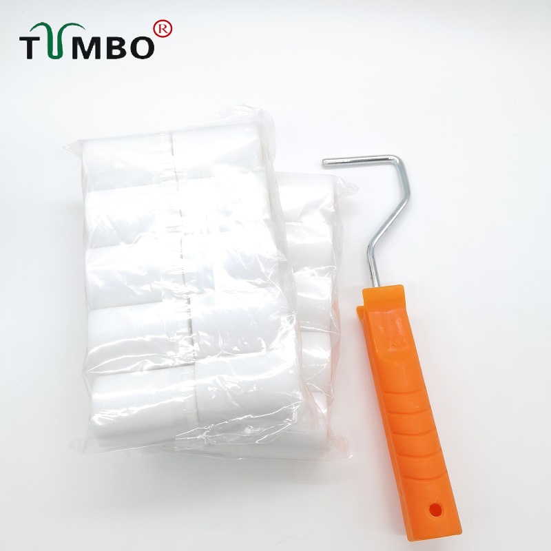 工厂直销TUMBO2寸油性海绵滚刷油漆聚酯海绵耐油性海绵滚筒50密度
