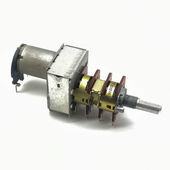 16脚 柄长20MMF 148型四联带马达电位器50KBX4 B50K