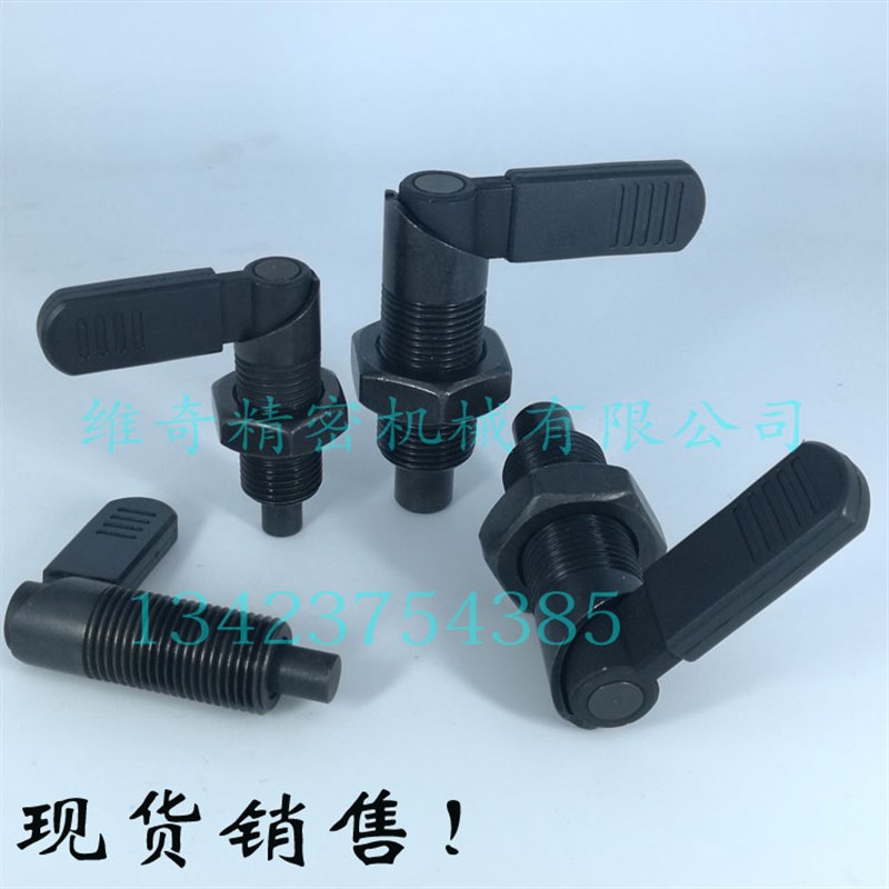 PXVBK16-8分度销 把手旋钮柱塞 细牙螺纹M1O2 M16 M20替用