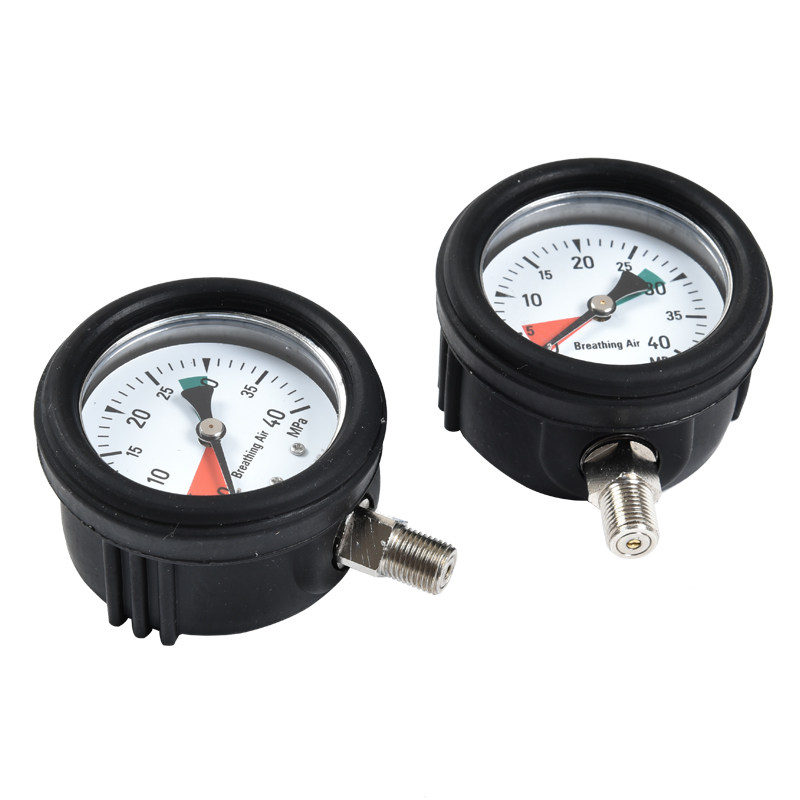 空气呼吸器哑光压力表0-40/400mpa夜光高压表 测压表 减压器配件