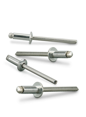 304全不锈钢开口型扁圆头抽芯铆钉装潢钉拉钉M3*x6x8x10x12x13x16