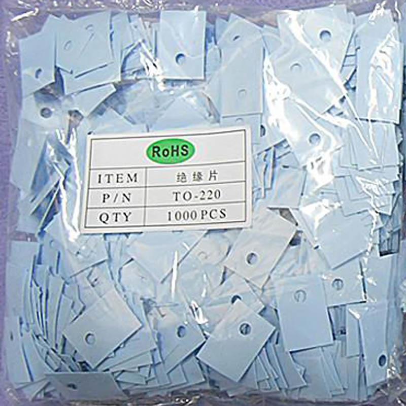 包邮 TO-220矽胶片 TO-3P TO-247三极管功率管绝缘垫片mos管垫片*