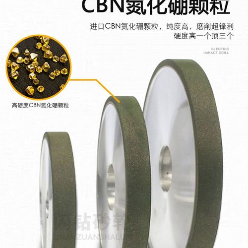 磨高速钢白钢刀模具钢不锈钢HSS刀具CBN砂轮立方氮化硼金刚石砂轮