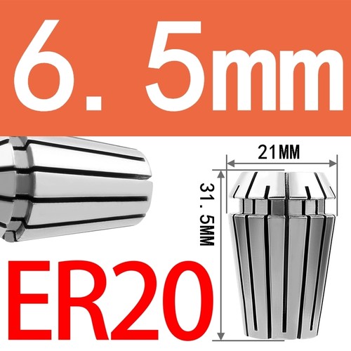 AA级筒夹 ER20 1-13 精度0.008 高精ER夹头 雕刻机夹头刀柄夹头
