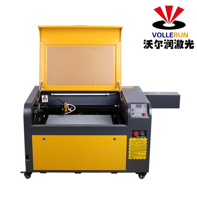 沃尔润4060激光雕刻双色板亚克力布织布木板竹简纸张橡胶切割机