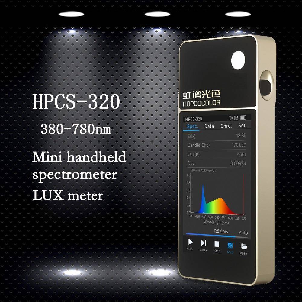色温光谱仪可测显示指数波长HPCS320光谱彩色照度计