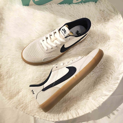 Nike Sb Heritage Vulc 保暖防滑 低帮 板鞋 男女同款 米白蓝