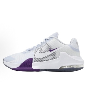 Nike Air Max Impact 4 百搭舒适 低帮 篮球鞋 男款 白色