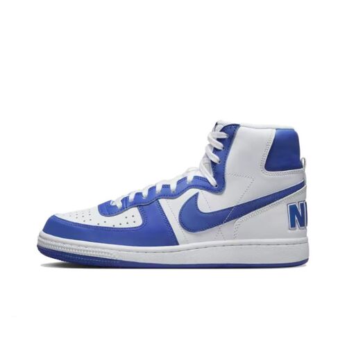 Nike Terminator High  圆头系带高帮板鞋男款白蓝FN6836-100[WF]