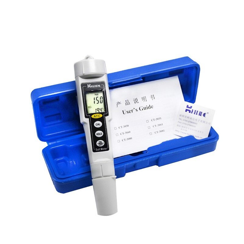 柯迪达CT-3080/3081笔式盐度计盐分咸度测量计笔式咸度仪