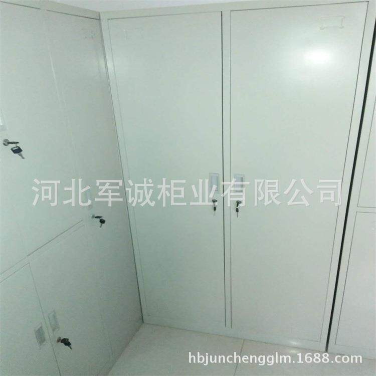 二门加厚更衣柜钢制四门更衣柜商场工厂员工宿舍更衣柜储物柜